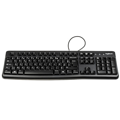 Logitech Wired USB Keyboard, AZERTY, Black