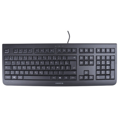 CHERRY Wired USB Keyboard, AZERTY, Black