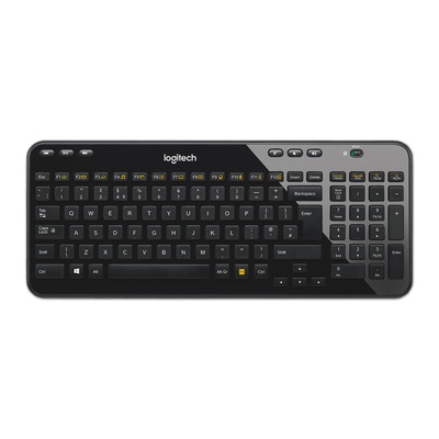 Logitech Wireless Compact Keyboard, QWERTY (UK), Black