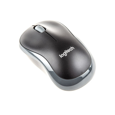 Logitech Wireless Keyboard and Mouse Set, QWERTY, Black (Keyboard), Black/Grey (Mouse)