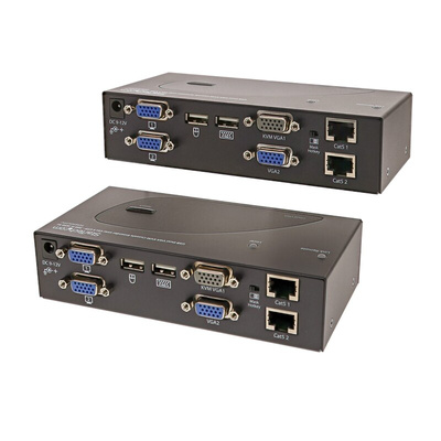 StarTech.com Dual Monitor USB VGA over CATx KVM Extender, 200m