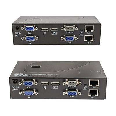 StarTech.com Dual Monitor USB VGA over CATx KVM Extender, 200m