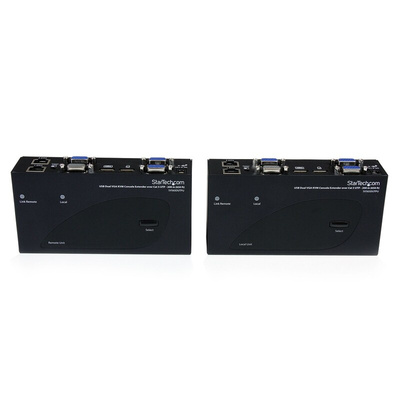 StarTech.com Dual Monitor USB VGA over CATx KVM Extender, 200m
