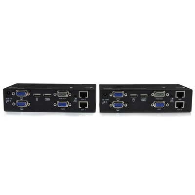 StarTech.com Dual Monitor USB VGA over CATx KVM Extender, 200m