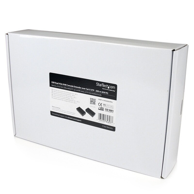 StarTech.com Dual Monitor USB VGA over CATx KVM Extender, 200m
