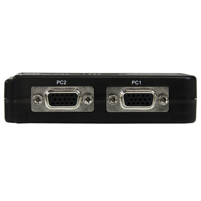 StarTech.com 2 Port USB VGA KVM Switch, 3.5 mm Stereo 2048 x 1536 Maximum Resolution