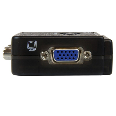 StarTech.com 2 Port USB VGA KVM Switch, 3.5 mm Stereo 2048 x 1536 Maximum Resolution