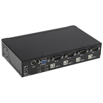 StarTech.com 4 Port USB VGA KVM Switch, 1920 x 1440 Maximum Resolution