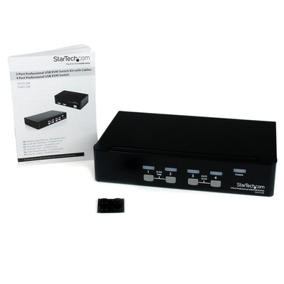 StarTech.com 4 Port USB VGA KVM Switch, 1920 x 1440 Maximum Resolution