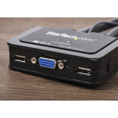 StarTech.com 2 Port USB VGA KVM Switch, 2048 x 1536 Maximum Resolution