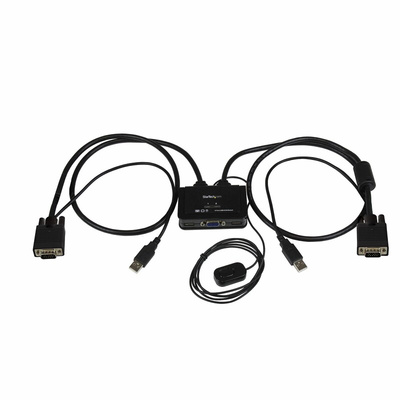 StarTech.com 2 Port USB VGA KVM Switch, 2048 x 1536 Maximum Resolution