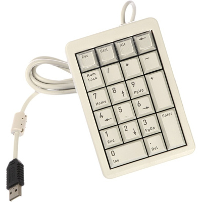 CHERRY Grey Wired USB Numeric Keypad