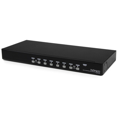 StarTech.com 8 Port USB VGA KVM Switch, 1920 x 1440 Maximum Resolution