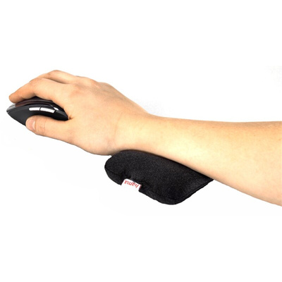 Hama Black Lycra Plastic Material, Polyethylene (PE) Wrist Rest 134 x 96 x 9mm 9mm Height