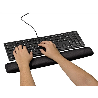 Hama Black Lycra Memory Foam, Polyurethane Elastomer (PU) Wrist Rest 493 x 70 x 22mm 22mm Height
