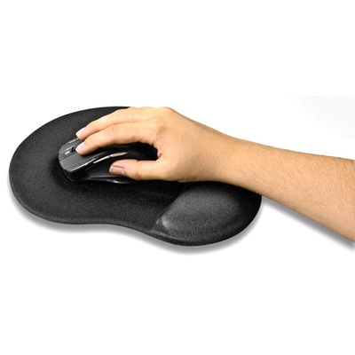 Hama Black Mouse Pad & Wrist Rest 215 x 255 x 21mm 21mm Height