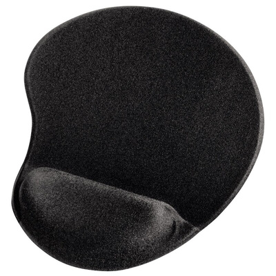 Hama Black Mouse Pad & Wrist Rest 215 x 255 x 21mm 21mm Height