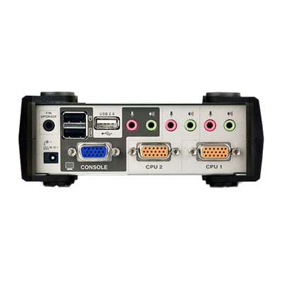 Aten 2 Port PS/2, USB VGA KVM Switch, 3.5 mm Stereo 2048 x 1536 Maximum Resolution