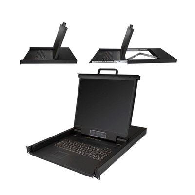 StarTech.com 8 Port PS/2, USB VGA Console, 1280 x 1024 Maximum Resolution