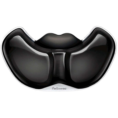 Fellowes Black Gel Mouse Pad & Wrist Rest 279.4 x 228.6 x 19.1mm 19.1mm Height