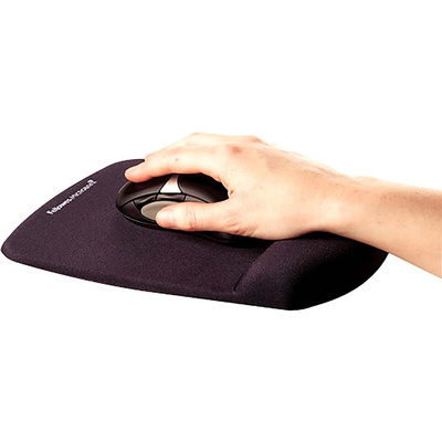 Fellowes Black Fluoropolymer Mouse Pad & Wrist Rest 238.1 x 184.2 x 25.4mm 25.4mm Height