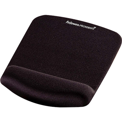 Fellowes Black Fluoropolymer Mouse Pad & Wrist Rest 238.1 x 184.2 x 25.4mm 25.4mm Height