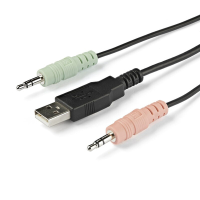 StarTech.com 2 Port USB HDMI KVM Switch, 3.5 mm Stereo