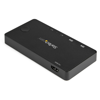 StarTech.com 2 Port HDMI KVM Switch, 3840 x 2160 Maximum Resolution
