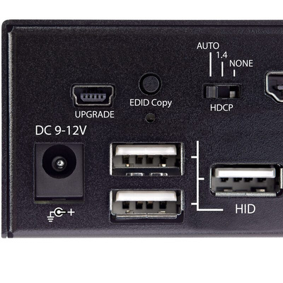 StarTech.com 2 Port USB HDMI KVM Switch, 3.5 mm Stereo 3840 x 2160 (At 60 Hz) Maximum Resolution