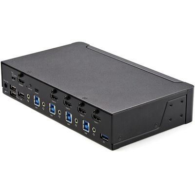 StarTech.com 4 Port USB HDMI KVM Switch, 3.5 mm Stereo 3840 x 2160 Maximum Resolution