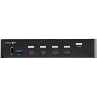 StarTech.com 4 Port USB HDMI KVM Switch, 3.5 mm Stereo 3840 x 2160 Maximum Resolution