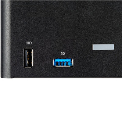 StarTech.com 2 Port 3 USB DisplayPort KVM Switch, 3.5 mm Stereo 3480 x 2160 Maximum Resolution