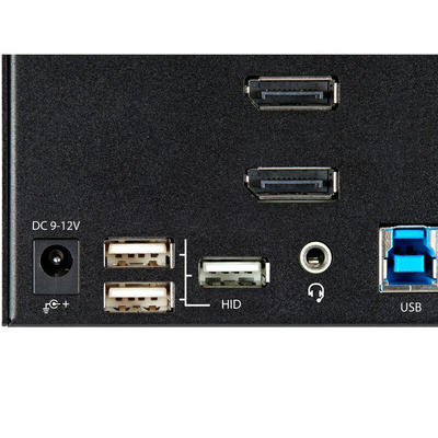 StarTech.com 2 Port 3 USB DisplayPort KVM Switch, 3.5 mm Stereo 3480 x 2160 Maximum Resolution