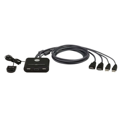 Aten 7 Port USB HDMI KVM Switch, HDMI 1920 x 1080 Maximum Resolution