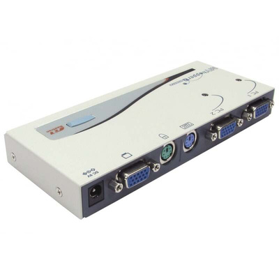 Rextron 2 Port Dual Monitor PS/2 SVGA, VGA KVM Switch