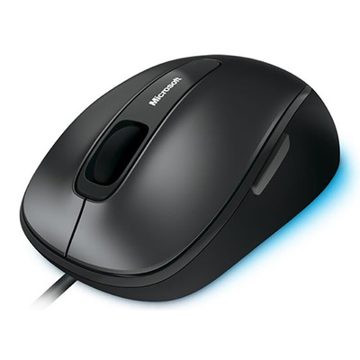 Microsoft Comfort Mouse 4500 5 Button Wired Compact BlueTrack Mouse Black