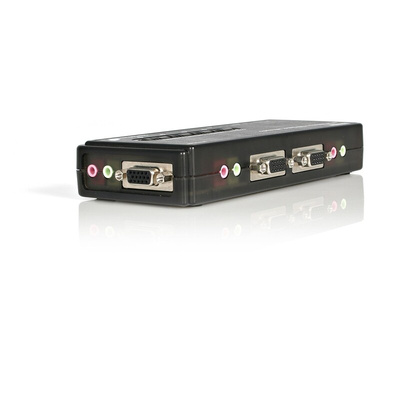 StarTech.com 4 Port USB VGA KVM Switch, 3.5 mm Stereo 2048 x 1536 Maximum Resolution