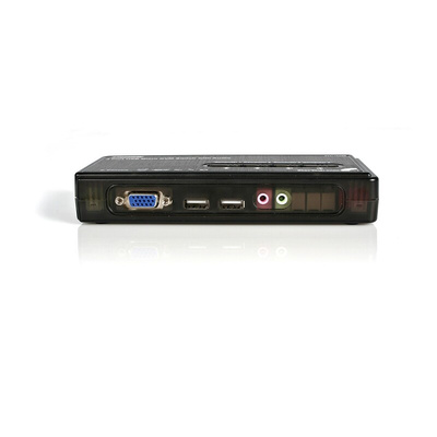StarTech.com 4 Port USB VGA KVM Switch, 3.5 mm Stereo 2048 x 1536 Maximum Resolution