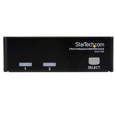 StarTech.com 2 Port USB VGA KVM Switch, 1920 x 1440 Maximum Resolution