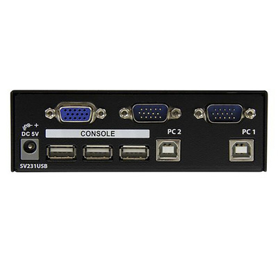 StarTech.com 2 Port USB VGA KVM Switch, 1920 x 1440 Maximum Resolution