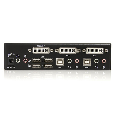 StarTech.com 2 Port USB DVI KVM Switch, 3.5 mm Stereo 1920 x 1200 Maximum Resolution