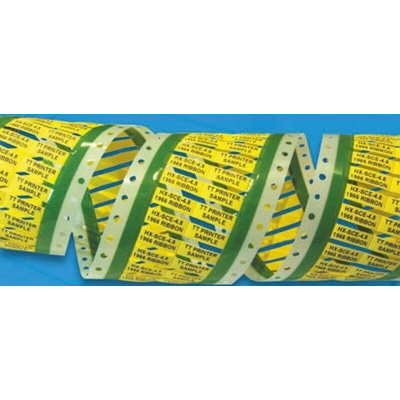 TE Connectivity HX-SCE on Yellow Heatshrink Labels, 50mm Label Length, 12.7mm Label Width