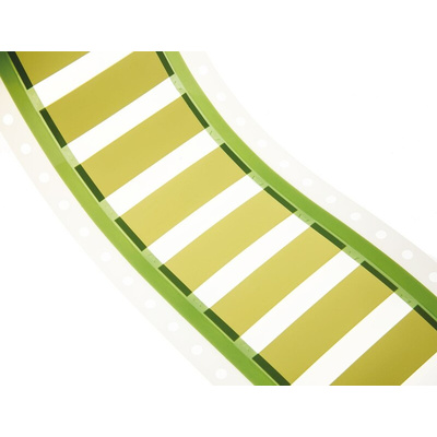TE Connectivity HX-SCE on Yellow Heatshrink Labels, 25.4 mm Width, 50mm Label Length, 9.5mm Label Width