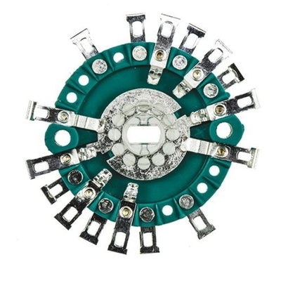 NSF, 3 Position 4P3T Rotary Switch, 150 mA @ 250 V ac, Solder