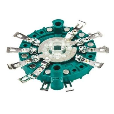 NSF, 3 Position 4P3T Rotary Switch, 150 mA @ 250 V ac, Solder
