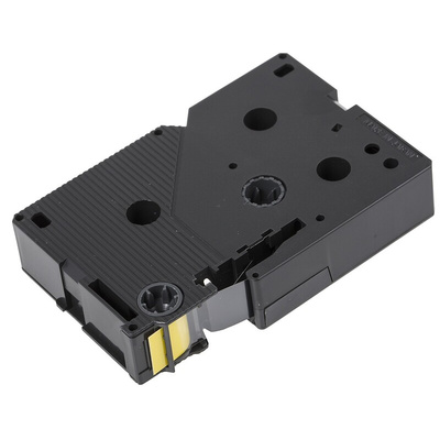Brother Black on Yellow Label Printer Tape, 8 m Length, 12 mm Width