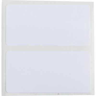 Brady B-423 Polyester on White Label Printer Labels, 25.4mm Label Length