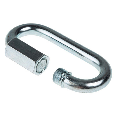 RS PRO Steel Zinc Plated Chain Link, Quick Repair Link, 8mm