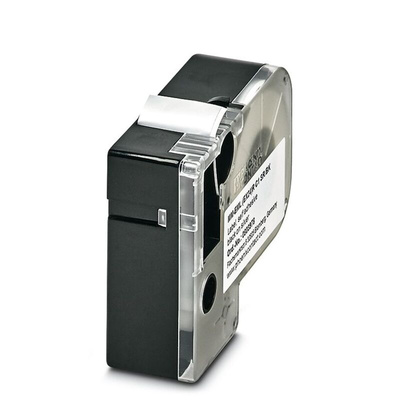 Phoenix Contact MM-EML Black on Silver Label Printer Tape, 8 m Length, 24 mm Width, 8m Label Length, 24mm Label Width