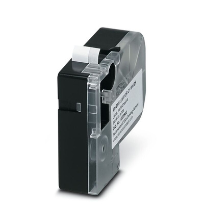 Phoenix Contact MM-EMLC Black on White Label Printer Tape, 6 m Length, 10 mm Width, 6m Label Length, 10mm Label Width